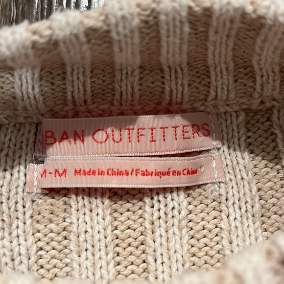 Oatmeal Mock Neck Sweater - Picture 3 of 4